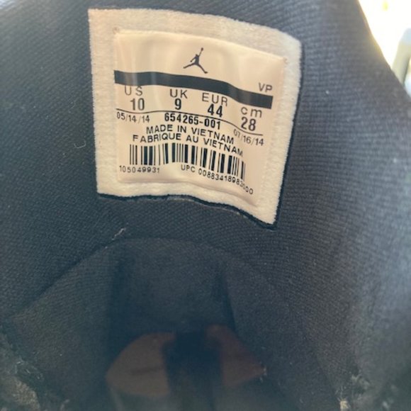 NIKE AIR JORDAN "HIGH" HIGH TOPS used vg - Picture 6 of 6